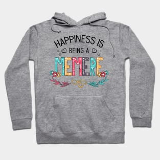 Happiness Is Being A Memere Wildflowers Valentines Mothers Day Hoodie